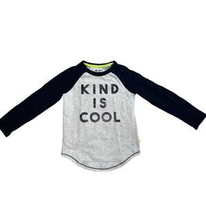 Small Kids Kind is Cool Raglan Long Sleeve T-Shirt